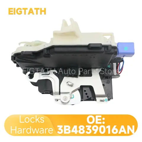 3B4839016AN Rear Right Side Door Locks For VW Polo SEAT Skoda Auto Parts 3B4839016AG 5J0839016 3B4839016K 6QD839016B 6Y0839016A