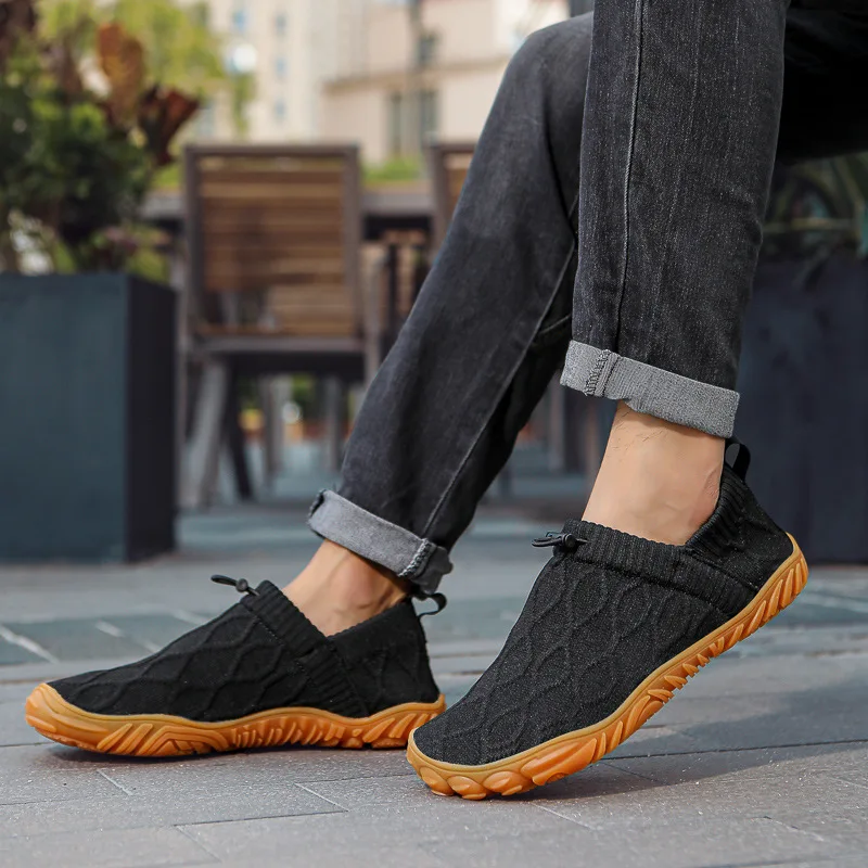 Men's Shoes Knitted Barefoot Shoes Slip-on Non-slip Casual Shoes Outdoor Lightweight Running Shoe Breathable Work Men Sneakers
Men's Shoes Knitted Barefoot Shoes Slip-on Non-slip Casual Shoes Outdoor Lightweight Running Shoe Breathable Work Men Sneakers