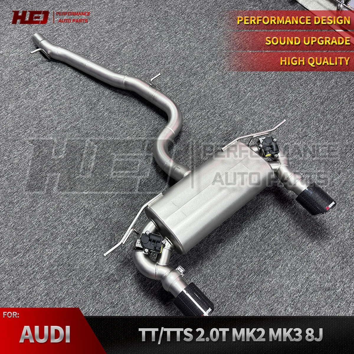 Автоматическая выхлопная система Catback с дистанционным управлением для Audi TT/TTS 2.0T 2015-2019, высококачественная индивидуальная выхлопная система из нержавеющей стали
Автоматическая выхлопная система Catback с дистанционным управлением для Audi TT/TTS 2.0T 2015-2019, высококачественная индивидуальная выхлопная система из нержавеющей стали