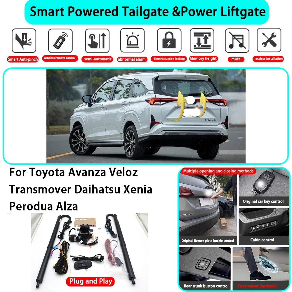 for Toyota Avanza Veloz Transmover Daihatsu Xenia Perodua Alza OEM Automatic Powered Tailgate Electric Power Tailgate Lift Kit
for Toyota Avanza Veloz Transmover Daihatsu Xenia Perodua Alza OEM Automatic Powered Tailgate Electric Power Tailgate Lift Kit