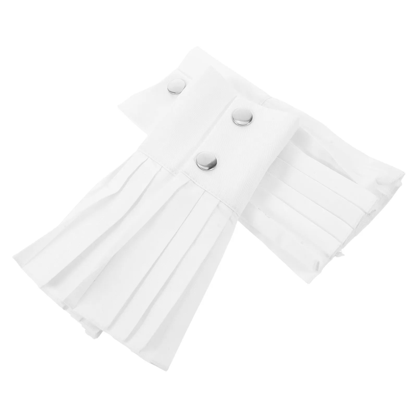 2pcs Decorative Fake White Detachable Sleeve Cuffs Lightweight Chiffon Wrist Accessories Formal Casual Wear Attachable Shirt
2pcs Decorative Fake White Detachable Sleeve Cuffs Lightweight Chiffon Wrist Accessories Formal Casual Wear Attachable Shirt
