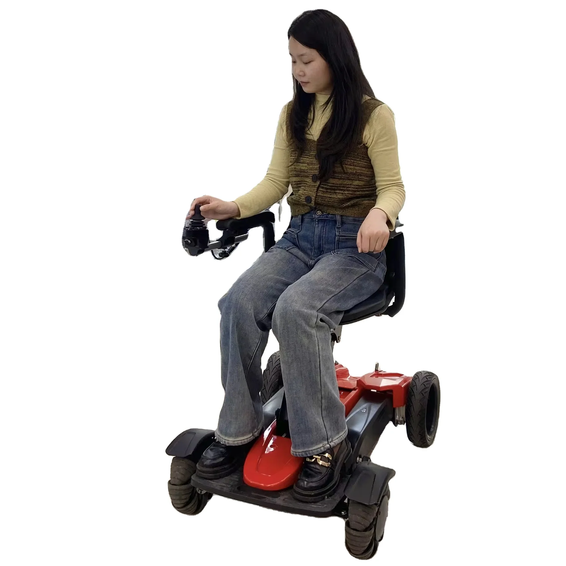 Red Color High Power Wheel Chair Electric Power Add on 300W Motor Electric Wheel Chair for Disabled
Red Color High Power Wheel Chair Electric Power Add on 300W Motor Electric Wheel Chair for Disabled
