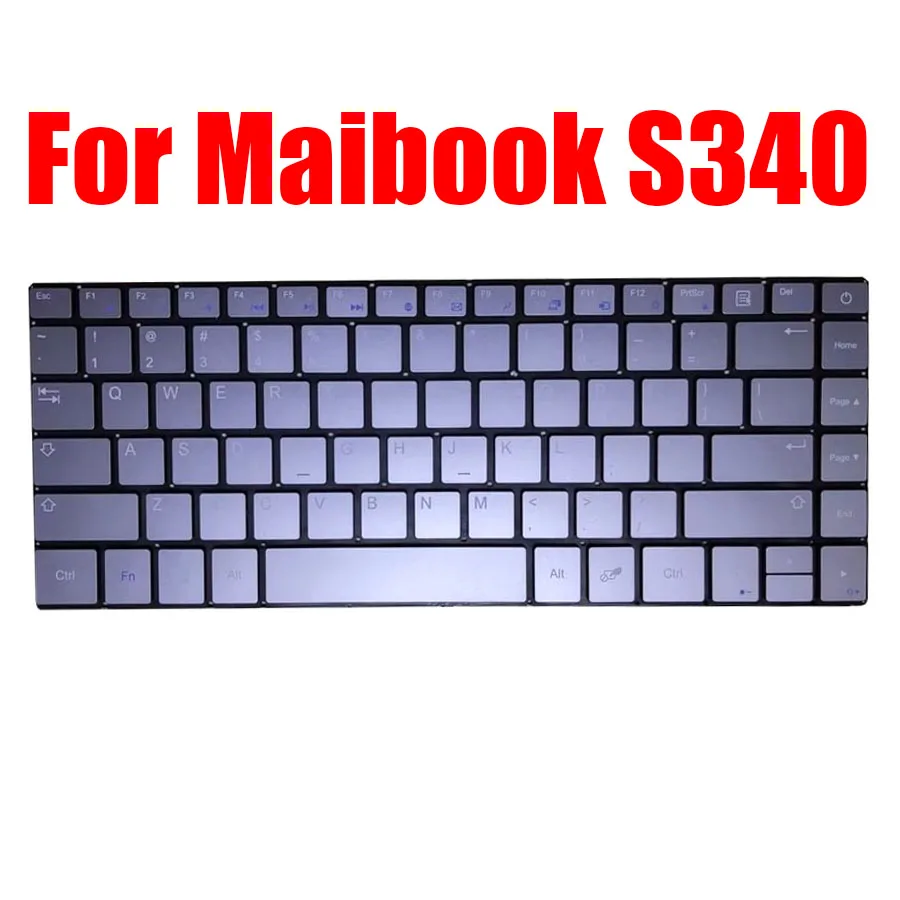 Английская американская клавиатура для ноутбука MaiBenBen для Maibook S340, серебристая без рамки
Английская американская клавиатура для ноутбука MaiBenBen для Maibook S340, серебристая без рамки