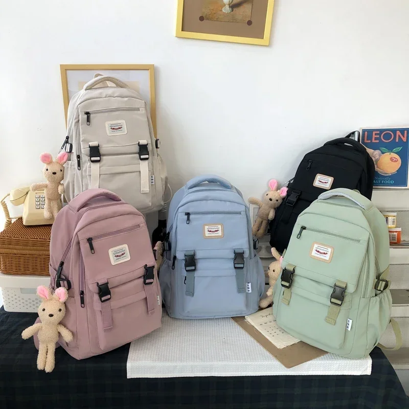 Women's Waterproof Nylon Backpack - Korean Japanese Fashion School Bag for Female Students, Lightweight Travel Rucksack
Women's Waterproof Nylon Backpack - Korean Japanese Fashion School Bag for Female Students, Lightweight Travel Rucksack