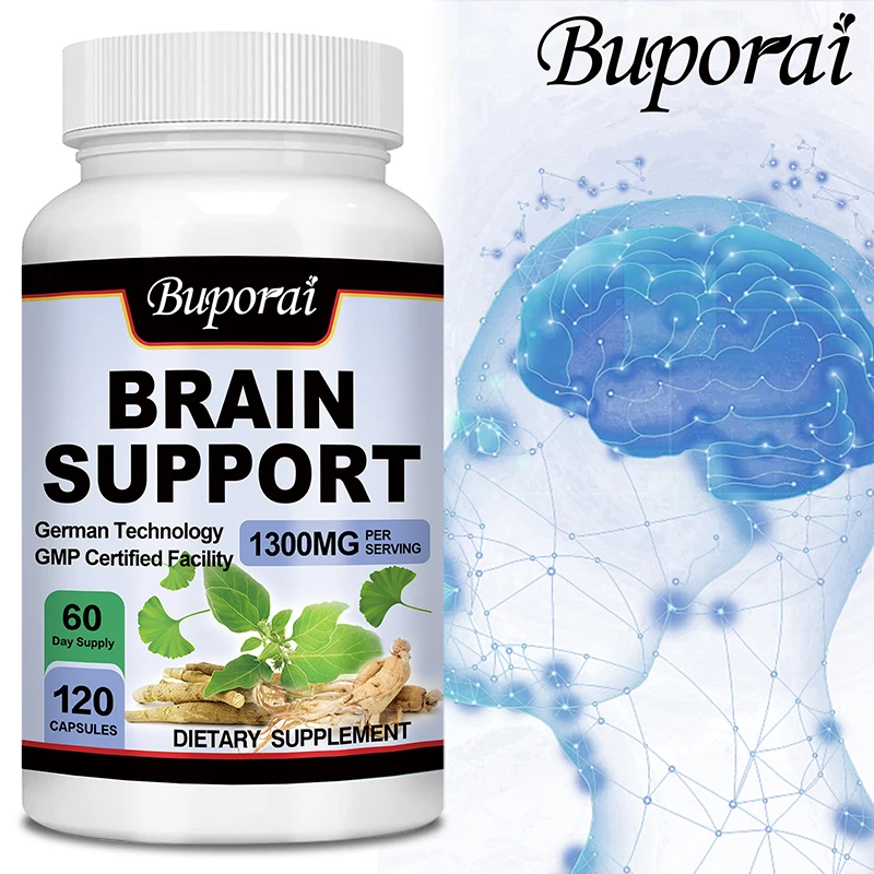 Brain Support - Improve Memory and Mental Clarity, Maintains Cellular Health, Supports Brain and Nervous System Health, Non-GMO
Brain Support - Improve Memory and Mental Clarity, Maintains Cellular Health, Supports Brain and Nervous System Health, Non-GMO