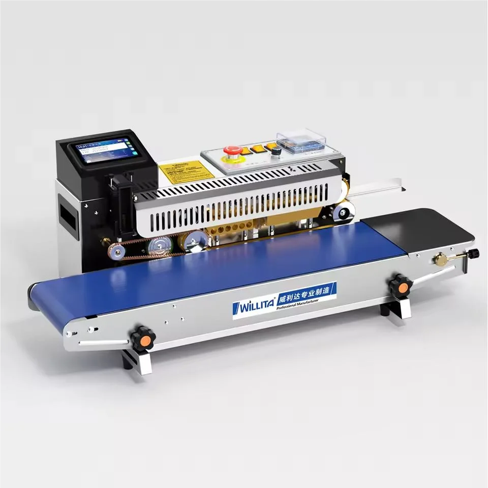 Willita Horizontal Plastic Bag Film Sealing Machine With Date Inkjet Printer Band Sealer Sealing Machine With Date Coding
Willita Horizontal Plastic Bag Film Sealing Machine With Date Inkjet Printer Band Sealer Sealing Machine With Date Coding