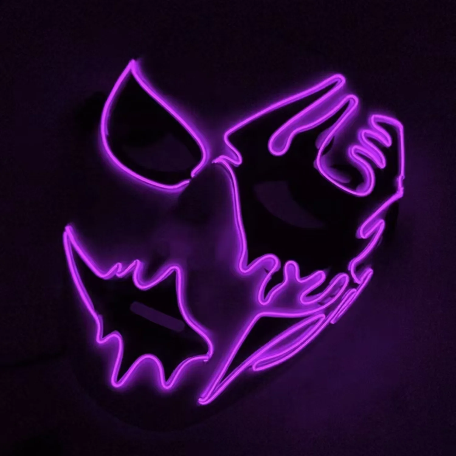 Halloween LED Mask Purge Movie Cosplay Costume Glow Dark PVC Mask DJ Festival Costume Fans
Halloween LED Mask Purge Movie Cosplay Costume Glow Dark PVC Mask DJ Festival Costume Fans