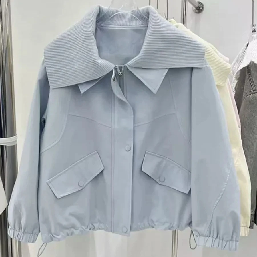 2025 New Women Casual Jacket Top Spring Autumn Loose Jacket Coat Women Solid Lapel Trench Coat Long Sleeve Windbreaker For Women
2025 New Women Casual Jacket Top Spring Autumn Loose Jacket Coat Women Solid Lapel Trench Coat Long Sleeve Windbreaker For Women
