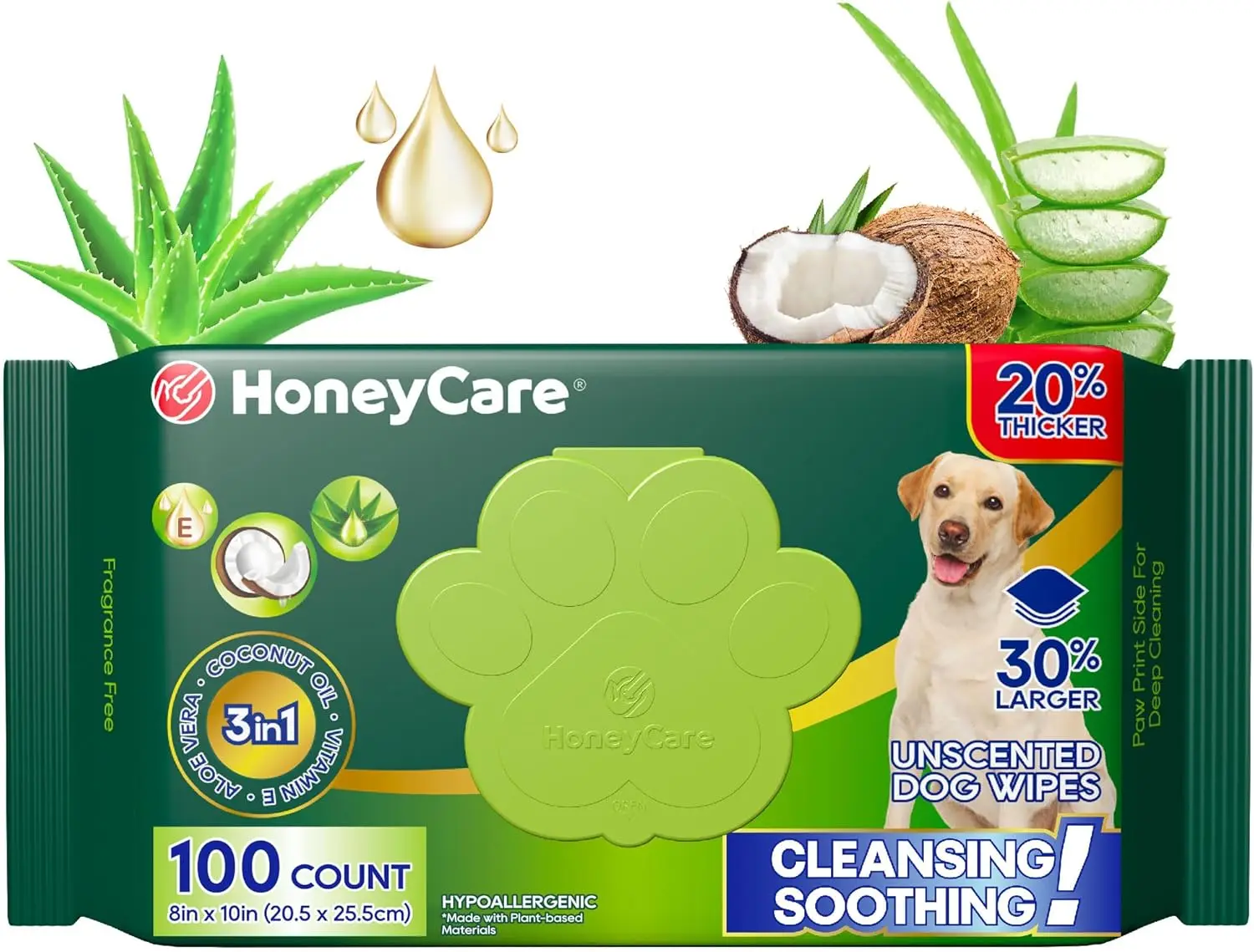 Disposable Pet Wipes for Dogs and Cats Fragrance Free Cleansing Soothing 100 Count Paws Butt Body
Disposable Pet Wipes for Dogs and Cats Fragrance Free Cleansing Soothing 100 Count Paws Butt Body