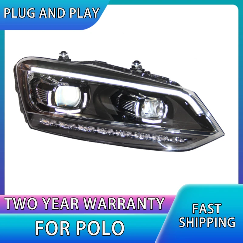 Автомобильные фары для VW Polo, светодиодные фары 2010-2018, фара DRL, сигнальная линза проектора, автомобильные аксессуары
Автомобильные фары для VW Polo, светодиодные фары 2010-2018, фара DRL, сигнальная линза проектора, автомобильные аксессуары