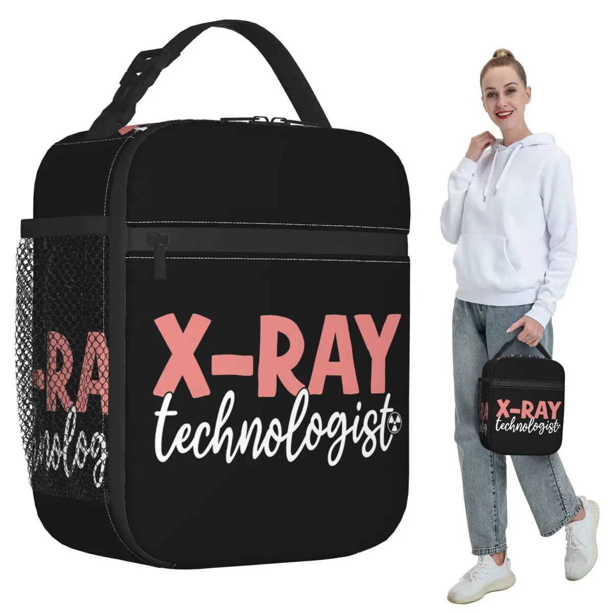 Изолированная сумка для обеда X Ray Technologist Radiology Department для женщин, офисный холодильник, термосумка для еды, герметичные коробки для завтрака
Изолированная сумка для обеда X Ray Technologist Radiology Department для женщин, офисный холодильник, термосумка для еды, герметичные коробки для завтрака