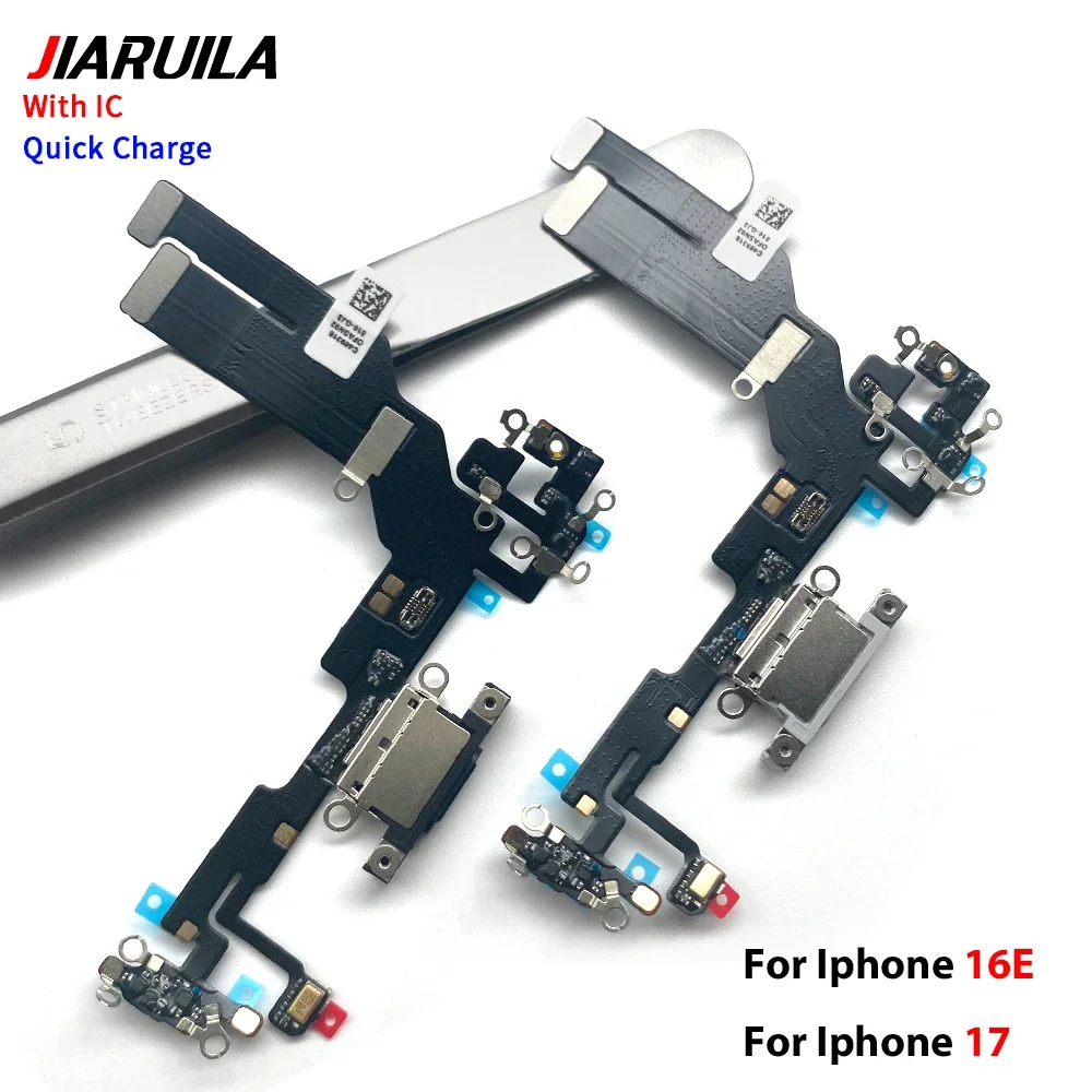 5Pcs/Lot Good USB Charging Port Charger Board Flex Cable For Iphone 16E 17 Dock Plug Connector With Microphone
5Pcs/Lot Good USB Charging Port Charger Board Flex Cable For Iphone 16E 17 Dock Plug Connector With Microphone