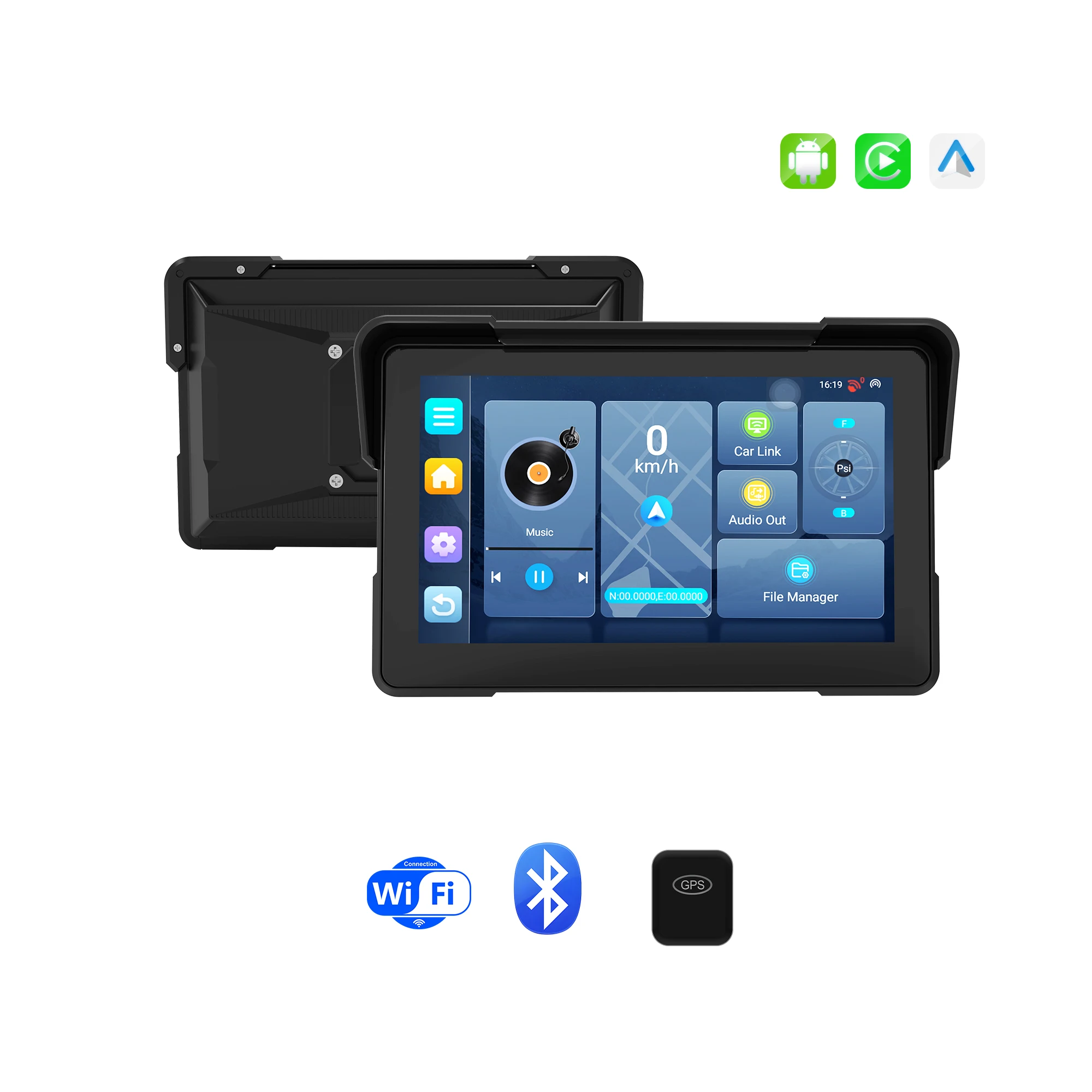 For Portable Wireless Android System Auto Monitor Waterproof for Motorcycle
For Portable Wireless Android System Auto Monitor Waterproof for Motorcycle