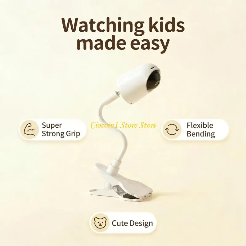 A3PC Flexible Adjustment Camera Clip Stand For Indoor Surveillances Baby Crib
A3PC Flexible Adjustment Camera Clip Stand For Indoor Surveillances Baby Crib