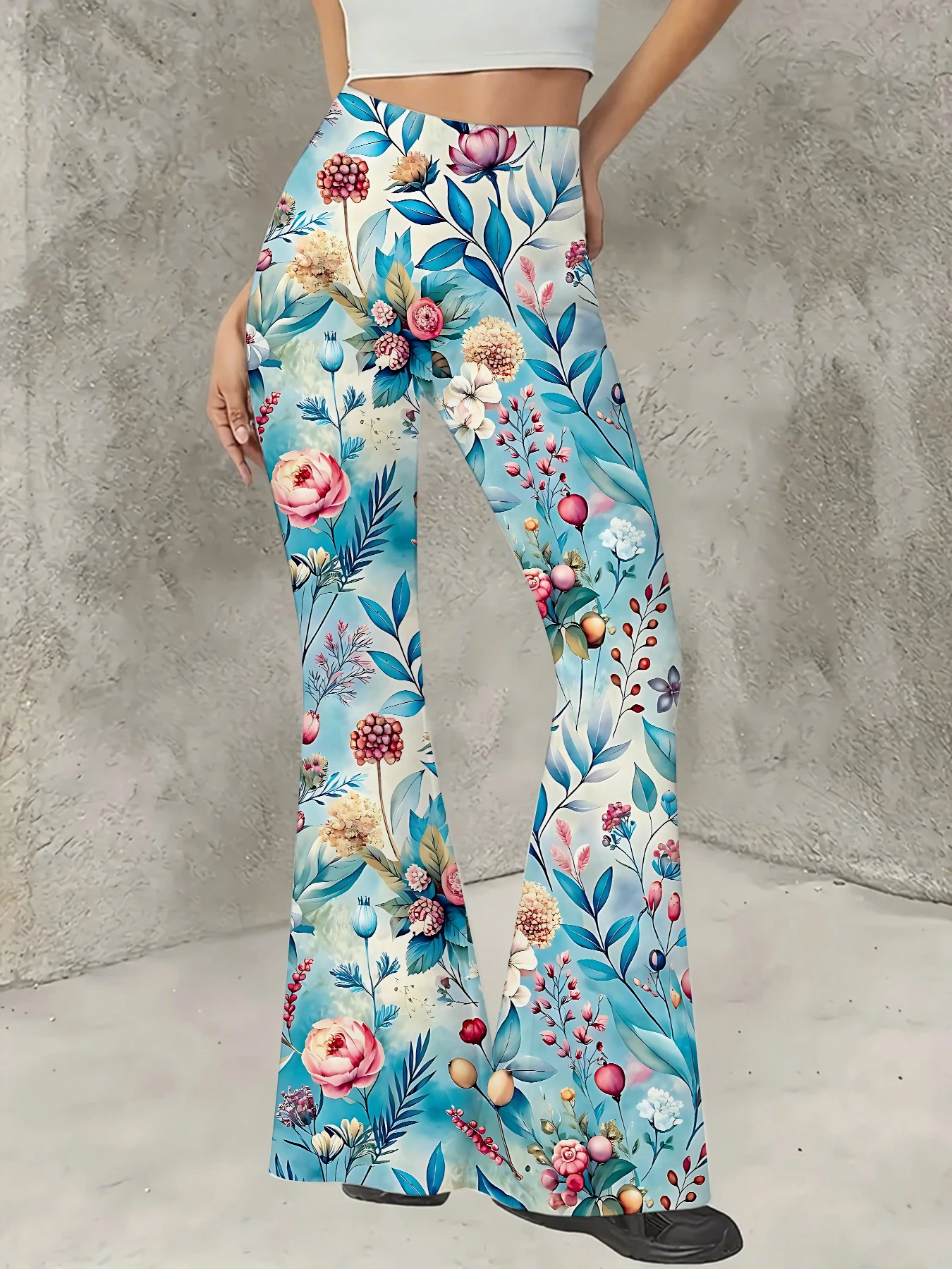 Women's All-Over Print Flared Leggings Stretchy High Waist Bell Bottom Pants
Women's All-Over Print Flared Leggings Stretchy High Waist Bell Bottom Pants