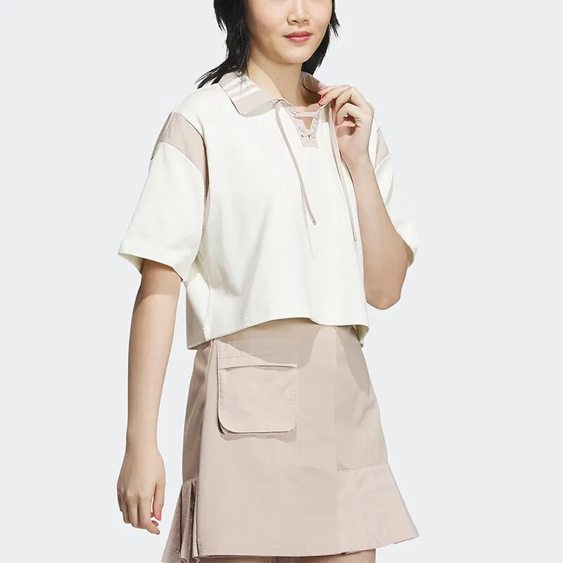 Adidas Women's Stylish Color - block Collared Short - sleeve T - shirt, With a Unique Lacing Design and Comfortable Fabric
Adidas Women's Stylish Color - block Collared Short - sleeve T - shirt, With a Unique Lacing Design and Comfortable Fabric