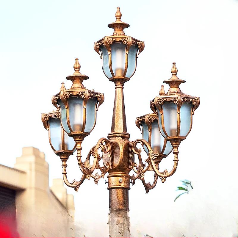 European outdoor garden light waterproof garden villa high pole lighting street light outdoor park square retro landscape light
European outdoor garden light waterproof garden villa high pole lighting street light outdoor park square retro landscape light