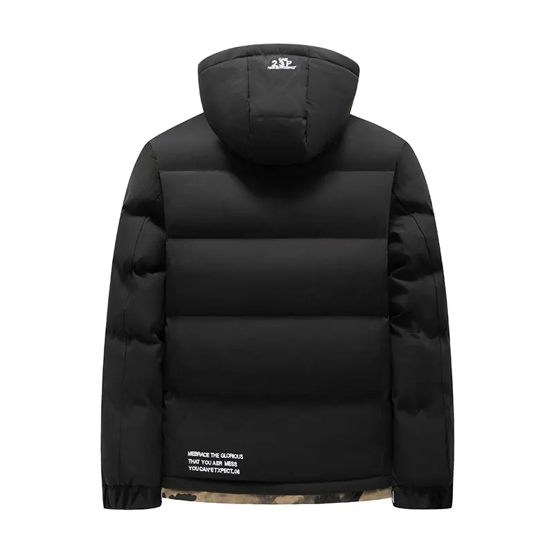 Autumn and Winter New Winter Cotton Parkas Men's Plus Size Windproof Outerwear Top Cotton Jacket Men's Thick and Hooded Parkas
Autumn and Winter New Winter Cotton Parkas Men's Plus Size Windproof Outerwear Top Cotton Jacket Men's Thick and Hooded Parkas