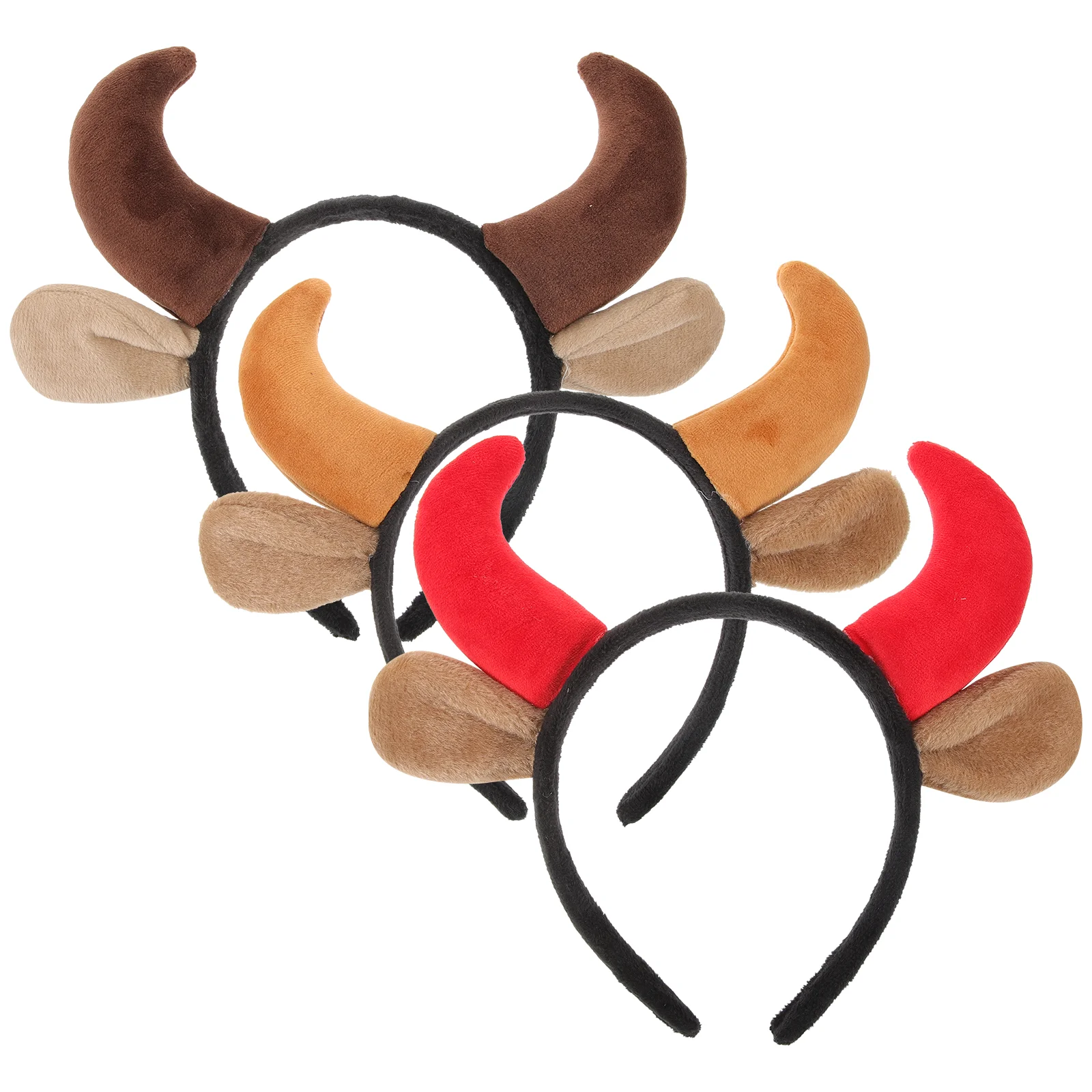 3 Pcs Horn Headband Halloween Themed Hairbands Accessories Party Hoops Accessory Cloth Fabric Kids Performance Prop
3 Pcs Horn Headband Halloween Themed Hairbands Accessories Party Hoops Accessory Cloth Fabric Kids Performance Prop
