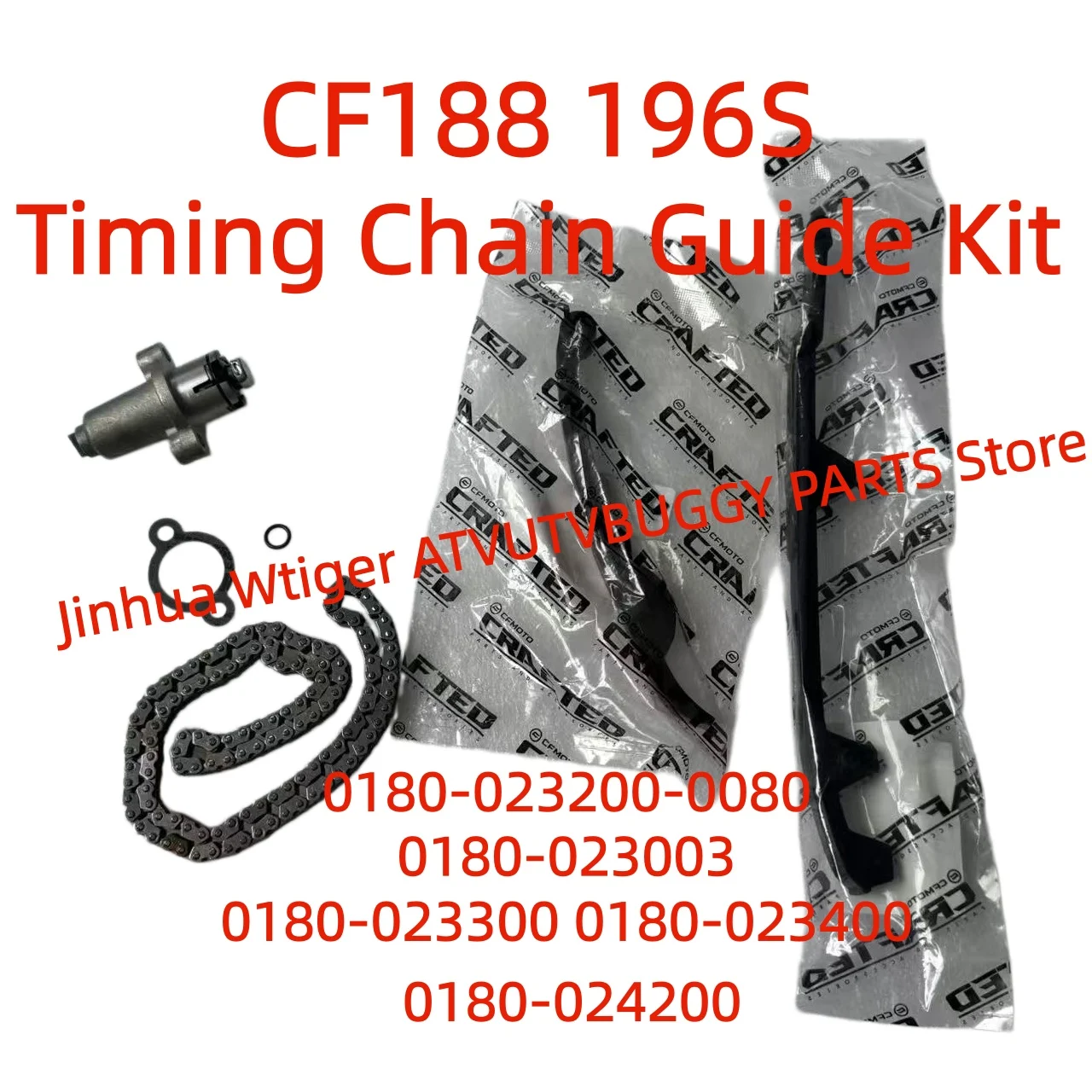 100%ORIGINAL Timing Chain Guide Kit 0180-023200-0080 0180-023300 0180-023400 0180-024200For CFMOTO OLD X5 X6 Z6 U6 Cforce Zforce
100%ORIGINAL Timing Chain Guide Kit 0180-023200-0080 0180-023300 0180-023400 0180-024200For CFMOTO OLD X5 X6 Z6 U6 Cforce Zforce
