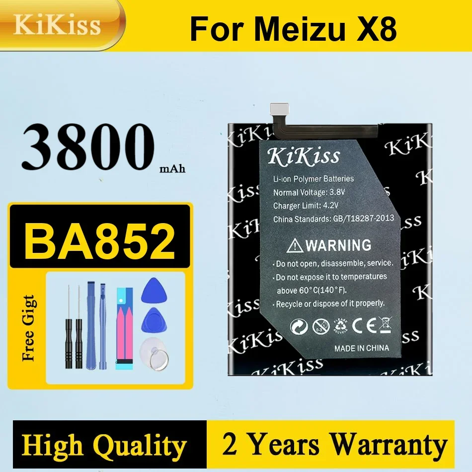 New 3210mAh BA852 High Quality Battery for Meizu X8 , X 8 Standard Edition Mobile Phone Batteries Warranty + Track Code
New 3210mAh BA852 High Quality Battery for Meizu X8 , X 8 Standard Edition Mobile Phone Batteries Warranty + Track Code