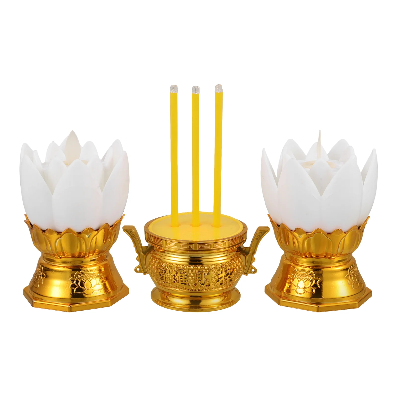 Lotus Lamp Ornament LED Flower Candlestick Electric Holder Decoration Lighting Desktop
Lotus Lamp Ornament LED Flower Candlestick Electric Holder Decoration Lighting Desktop