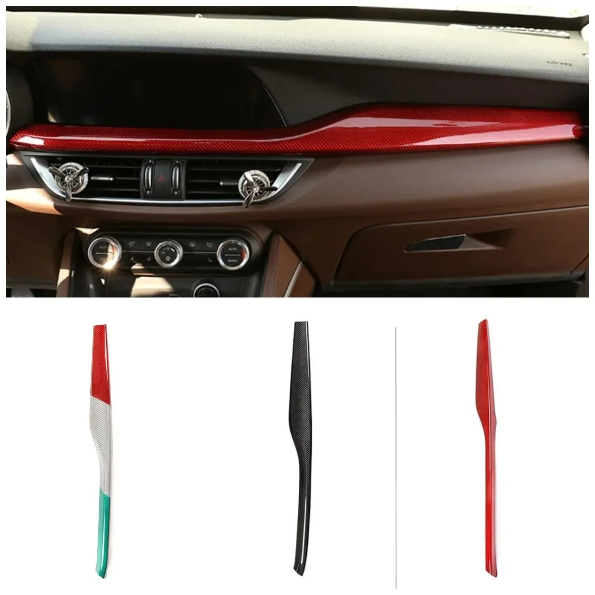 Real Carbon Fiber Car Central Control Instrument Panel Trim Cover Interior Kit Accessories Fit For Alfa Romeo Stelvio 2017-2020
Real Carbon Fiber Car Central Control Instrument Panel Trim Cover Interior Kit Accessories Fit For Alfa Romeo Stelvio 2017-2020