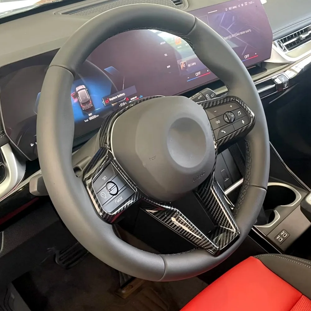 Хорошо для BMW X1 U11 2023 2024, Xline, углеродное волокно, ABS, крышка рулевого колеса автомобиля, накладка, внутренняя замена
Хорошо для BMW X1 U11 2023 2024, Xline, углеродное волокно, ABS, крышка рулевого колеса автомобиля, накладка, внутренняя замена