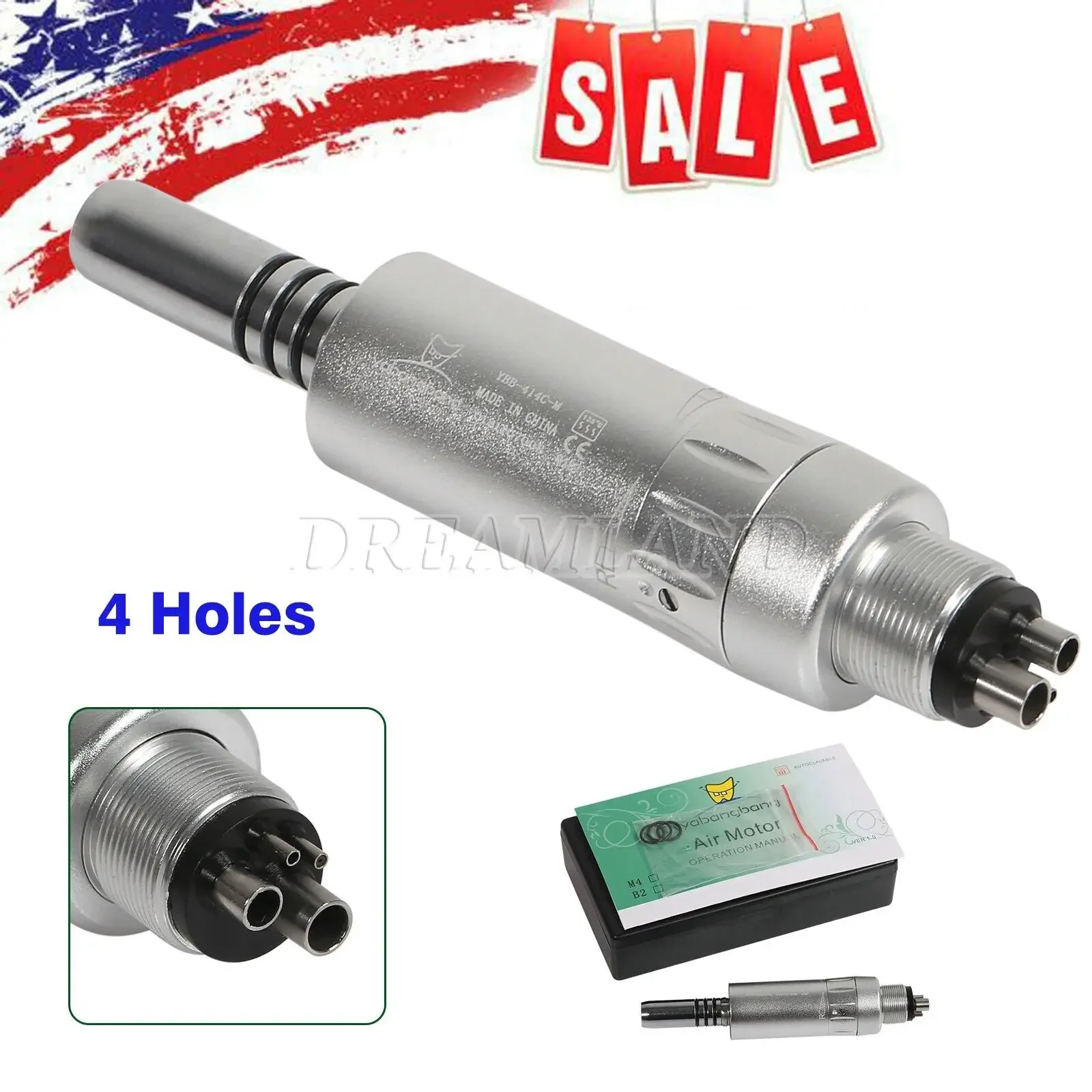 Dental Slow Low Speed Inner Water Spray Air Motor 4 Hole E-Type fit NSK Handpiece
Dental Slow Low Speed Inner Water Spray Air Motor 4 Hole E-Type fit NSK Handpiece
