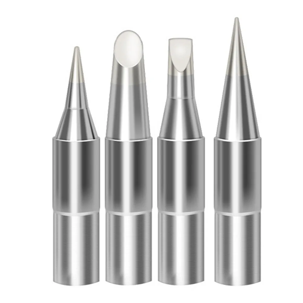 4pcs T12 Series Soldering Iron Tip For Electronic Repairs DIY Tools Parts 3CM Oxygen-free Copper High Quality Welding Head Parts
4pcs T12 Series Soldering Iron Tip For Electronic Repairs DIY Tools Parts 3CM Oxygen-free Copper High Quality Welding Head Parts