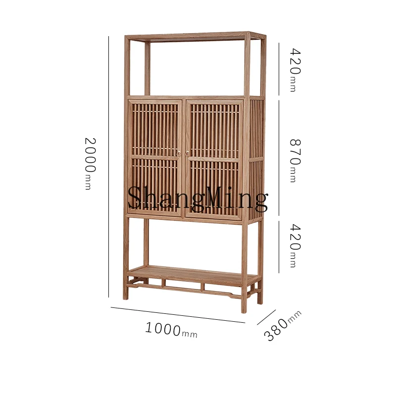 FG New Chinese Bookcase Old Elm Bookcase Log Solid Wood Tea Rack Floor Bogu Rack Living Room Tea Room
FG New Chinese Bookcase Old Elm Bookcase Log Solid Wood Tea Rack Floor Bogu Rack Living Room Tea Room