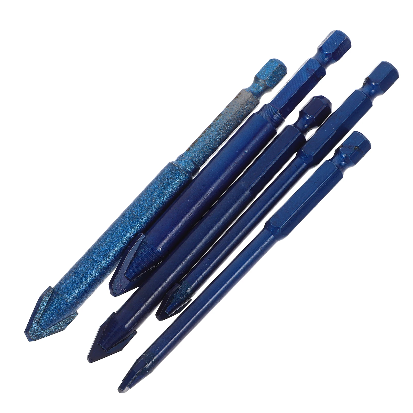 5pcs Eccentric Drill Bit Set 6mm 8mm 10mm 12mm for Ceramic Tiles Glass Concrete Masonry Drill Bits Triangle Shank
5pcs Eccentric Drill Bit Set 6mm 8mm 10mm 12mm for Ceramic Tiles Glass Concrete Masonry Drill Bits Triangle Shank