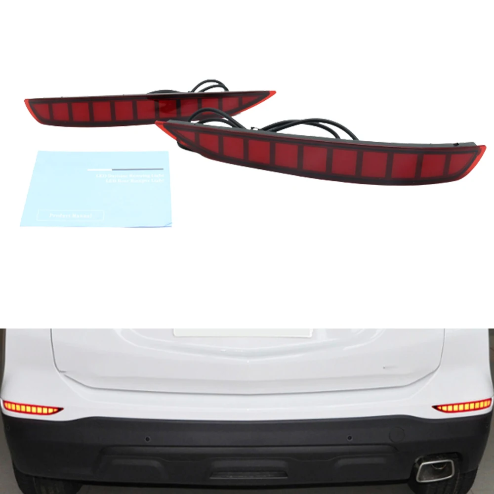 2Pcs 12V Car LED Rear Bumper Reflector Lights Turn Signal Led Lights For Chevrolet Equinox 2017-2022 Car Accessories
2Pcs 12V Car LED Rear Bumper Reflector Lights Turn Signal Led Lights For Chevrolet Equinox 2017-2022 Car Accessories