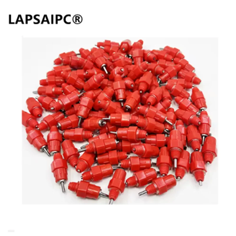 100 Pcs Chicken Waterer Nipple Drinkers Quail Pigeon Waterer Nipple Automatic Water Spring Type Poultry Farming Supplies
100 Pcs Chicken Waterer Nipple Drinkers Quail Pigeon Waterer Nipple Automatic Water Spring Type Poultry Farming Supplies