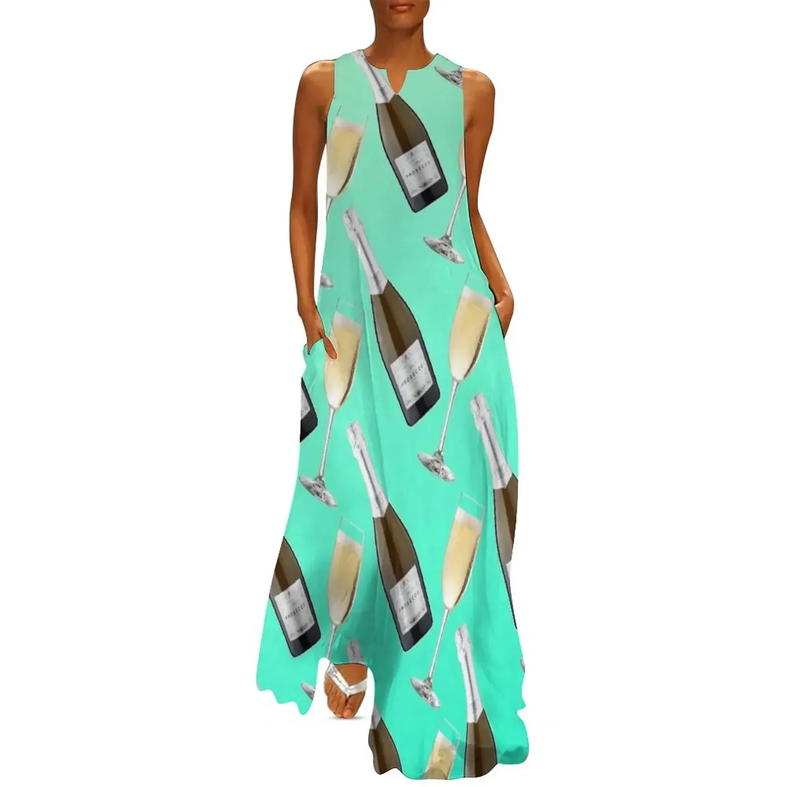 Prosecco Pattern Long Dress Dress women dress korean style clothes for women evening dresses ladies
Prosecco Pattern Long Dress Dress women dress korean style clothes for women evening dresses ladies