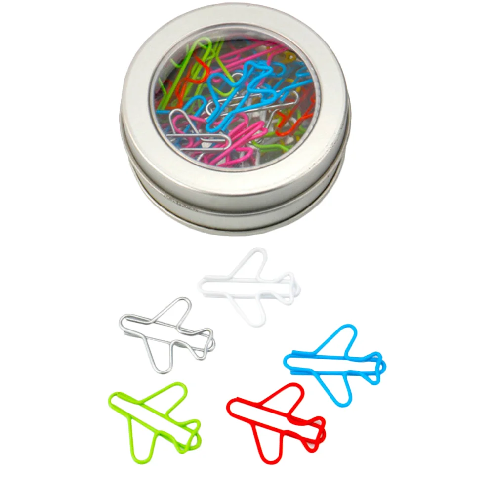 24 Pcs Paper Clip Metal Clamp Office Accessory Clips File Plane-shaped Supply Holder Portable
24 Pcs Paper Clip Metal Clamp Office Accessory Clips File Plane-shaped Supply Holder Portable