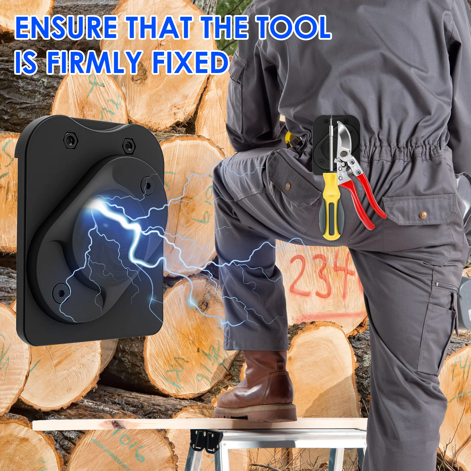 2 Pcs Enduring Magnet Clip On Belt Holster Portable Magnetic Belt Clip Practical Magnetic Tool Holder for Screw Sockets Hammer
2 Pcs Enduring Magnet Clip On Belt Holster Portable Magnetic Belt Clip Practical Magnetic Tool Holder for Screw Sockets Hammer