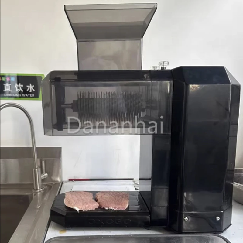 Коммерческий полностью автоматический размягчитель свежего мяса для использования на кухне, машина для разрыхления мяса в ресторане
Коммерческий полностью автоматический размягчитель свежего мяса для использования на кухне, машина для разрыхления мяса в ресторане