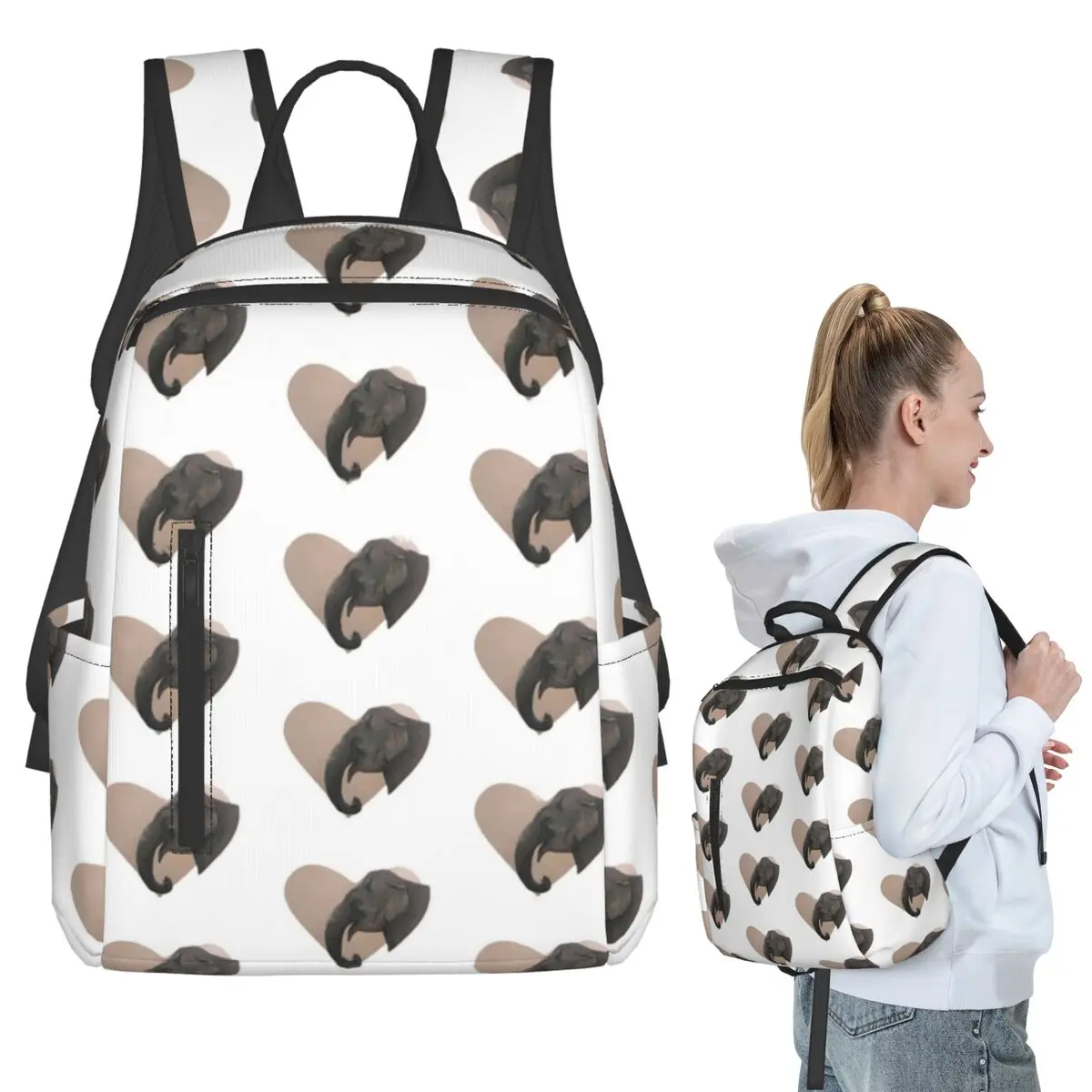 Asian Elephant Backpack Student BookBag Children School Bag Computer Shoulder Bags Boys Girls
Asian Elephant Backpack Student BookBag Children School Bag Computer Shoulder Bags Boys Girls