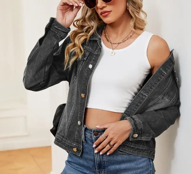 Women's Jacket 2025 Fall/winter Latest Hot Selling Style Y2K Unique Hot Girl New Washed Denim Long Sleeve Casual Outerwear
Women's Jacket 2025 Fall/winter Latest Hot Selling Style Y2K Unique Hot Girl New Washed Denim Long Sleeve Casual Outerwear