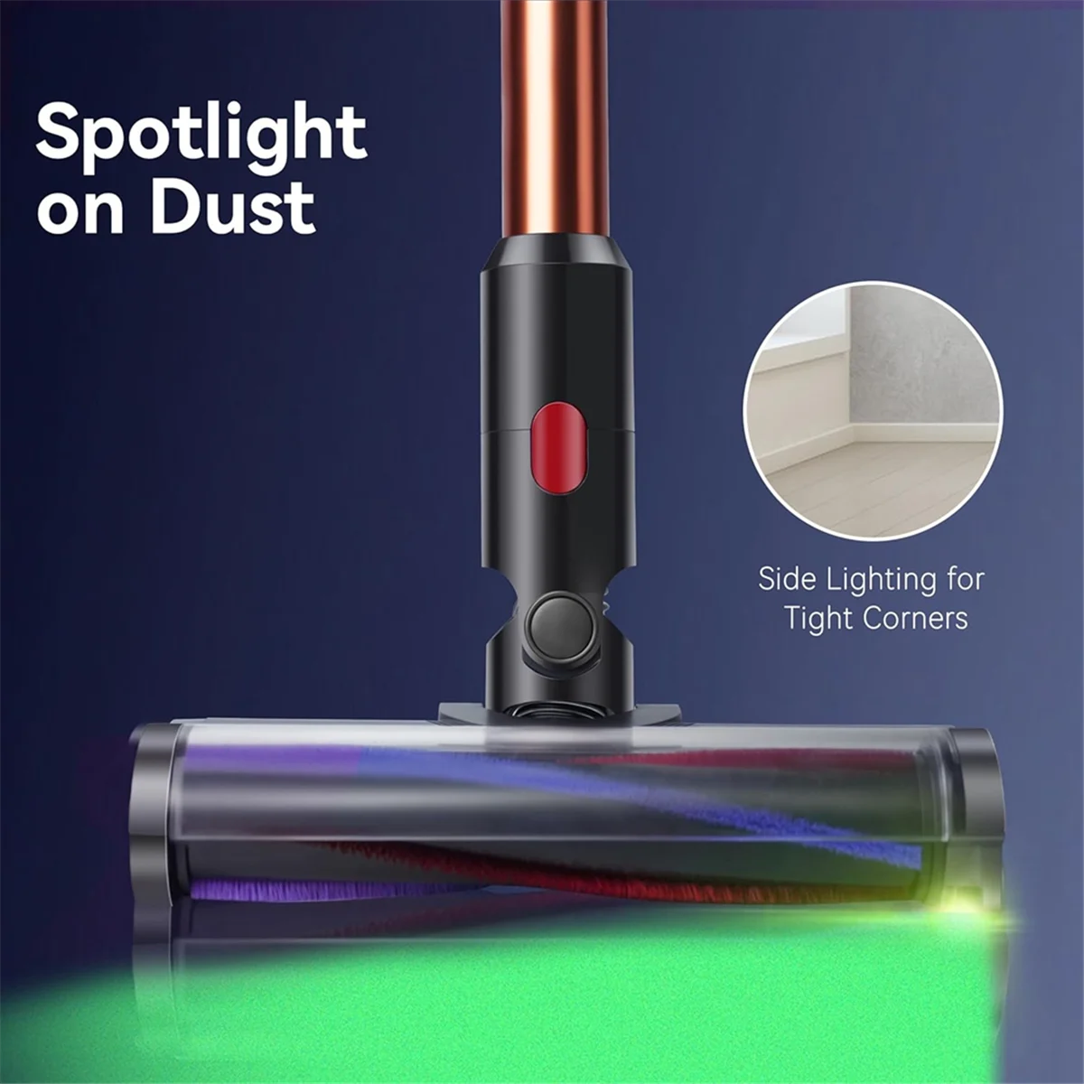 B43C Head Replacement for Dyson V7 V8 V10 V11 V12 V15, Cleaner Head Soft Roller Brush with Dust Detect Light Floor Attachment
B43C Head Replacement for Dyson V7 V8 V10 V11 V12 V15, Cleaner Head Soft Roller Brush with Dust Detect Light Floor Attachment