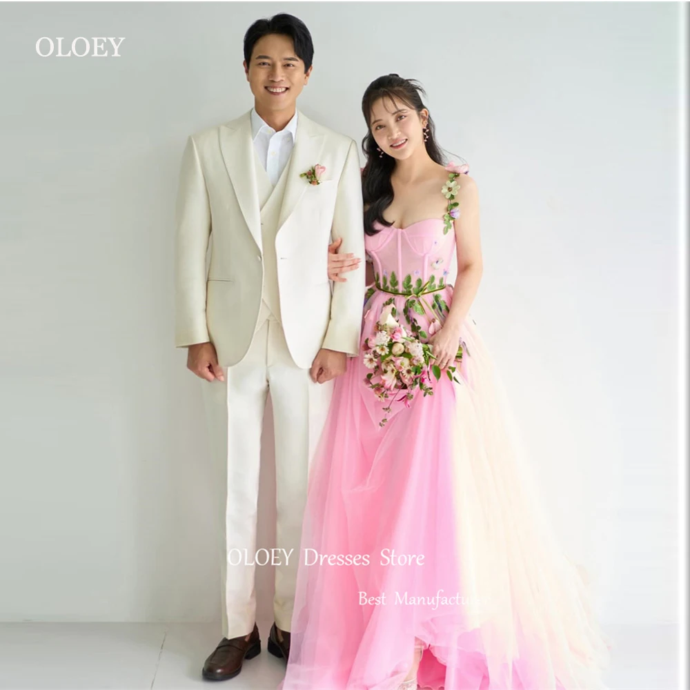 OLOEY Sweet Pink A Line Korea Evening Dresses Wedding Photoshoot 3D Flowers Corset Back Prom Gowns Corset Back Formal Occasion
OLOEY Sweet Pink A Line Korea Evening Dresses Wedding Photoshoot 3D Flowers Corset Back Prom Gowns Corset Back Formal Occasion