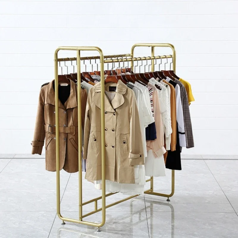 Clothing Store Hangers Hangers, Floor-to-ceiling Middle Island Racks, Side Hangs Double Rows Of Shelves, Clothing Display Racks
Clothing Store Hangers Hangers, Floor-to-ceiling Middle Island Racks, Side Hangs Double Rows Of Shelves, Clothing Display Racks