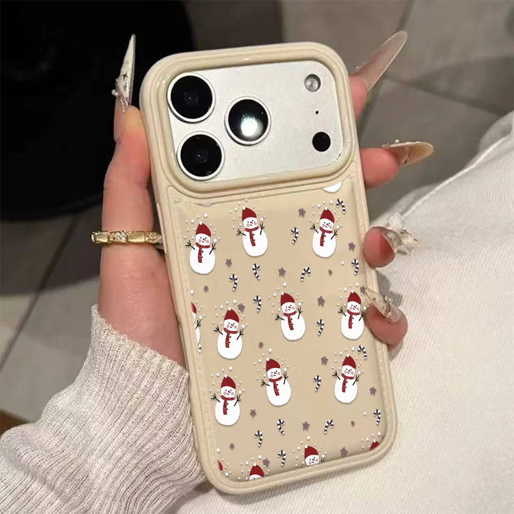 Cartoon Snowman Holder Christmas Tree Phone Case For iPhone 17 16 15 14 Plus 13 12 11 Pro Max 17Air Luxury Pattern Phone Case
Cartoon Snowman Holder Christmas Tree Phone Case For iPhone 17 16 15 14 Plus 13 12 11 Pro Max 17Air Luxury Pattern Phone Case