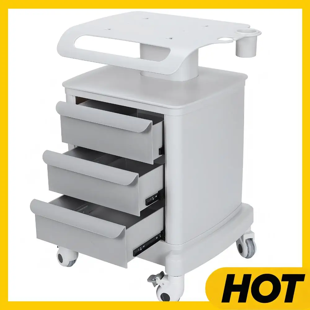 Mobile Ultrasound Cart with Wheels Portable Storage Drawer with 3 Drawers 110LBS Load for Hospital Dental Clinics Beauty Salons
Mobile Ultrasound Cart with Wheels Portable Storage Drawer with 3 Drawers 110LBS Load for Hospital Dental Clinics Beauty Salons