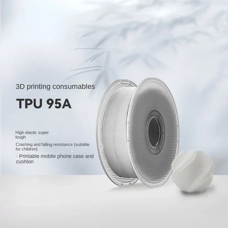 Hot sales TPU 95A 3D Printing Consumables High Flexibility Elastic Soft Rubber Suitable for Printing Tires
Hot sales TPU 95A 3D Printing Consumables High Flexibility Elastic Soft Rubber Suitable for Printing Tires
