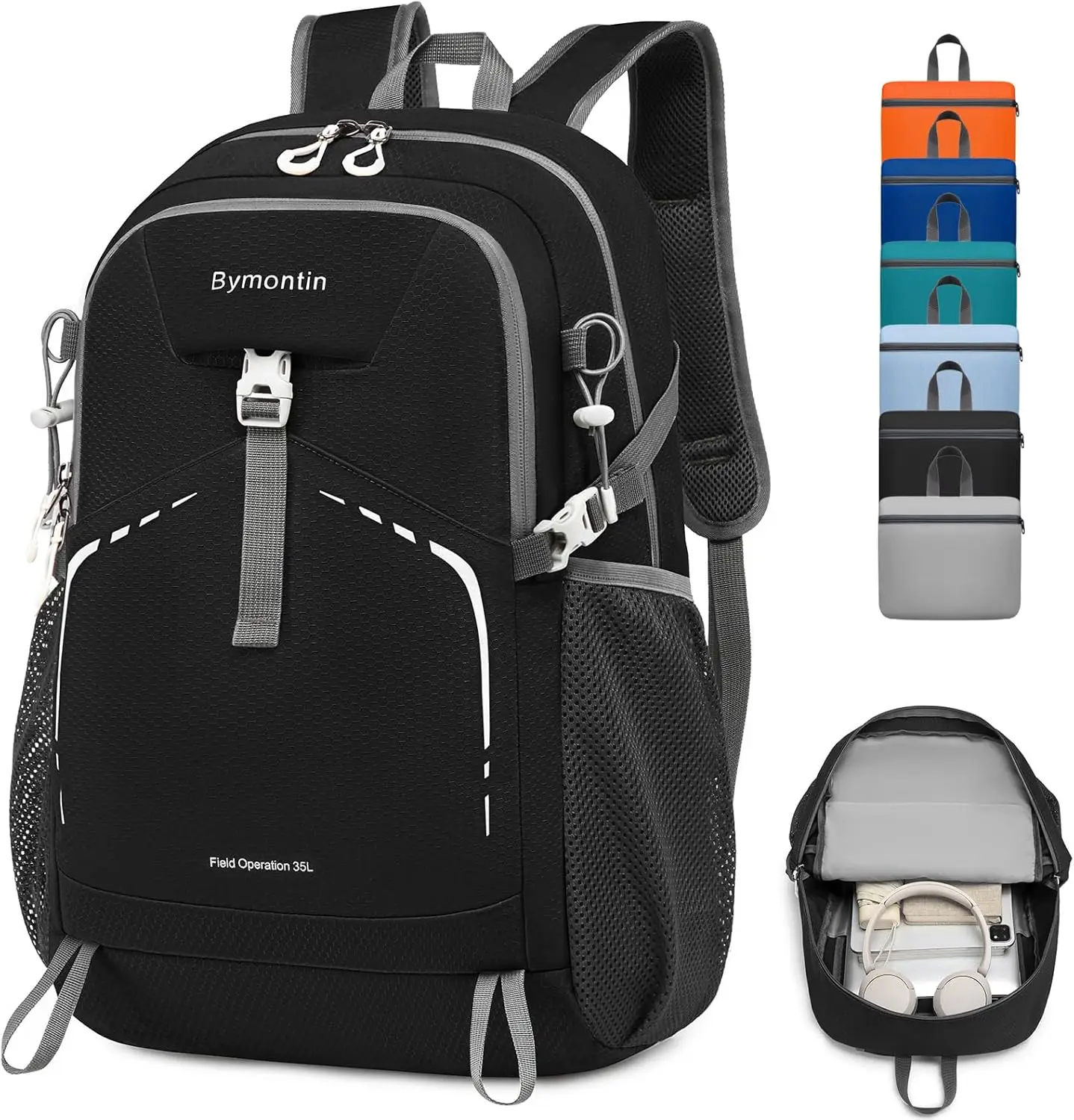 35L Lightweight Packable Backpack – Durable Foldable Daypack for Travel, Hiking, and Gym (Black)
35L Lightweight Packable Backpack – Durable Foldable Daypack for Travel, Hiking, and Gym (Black)