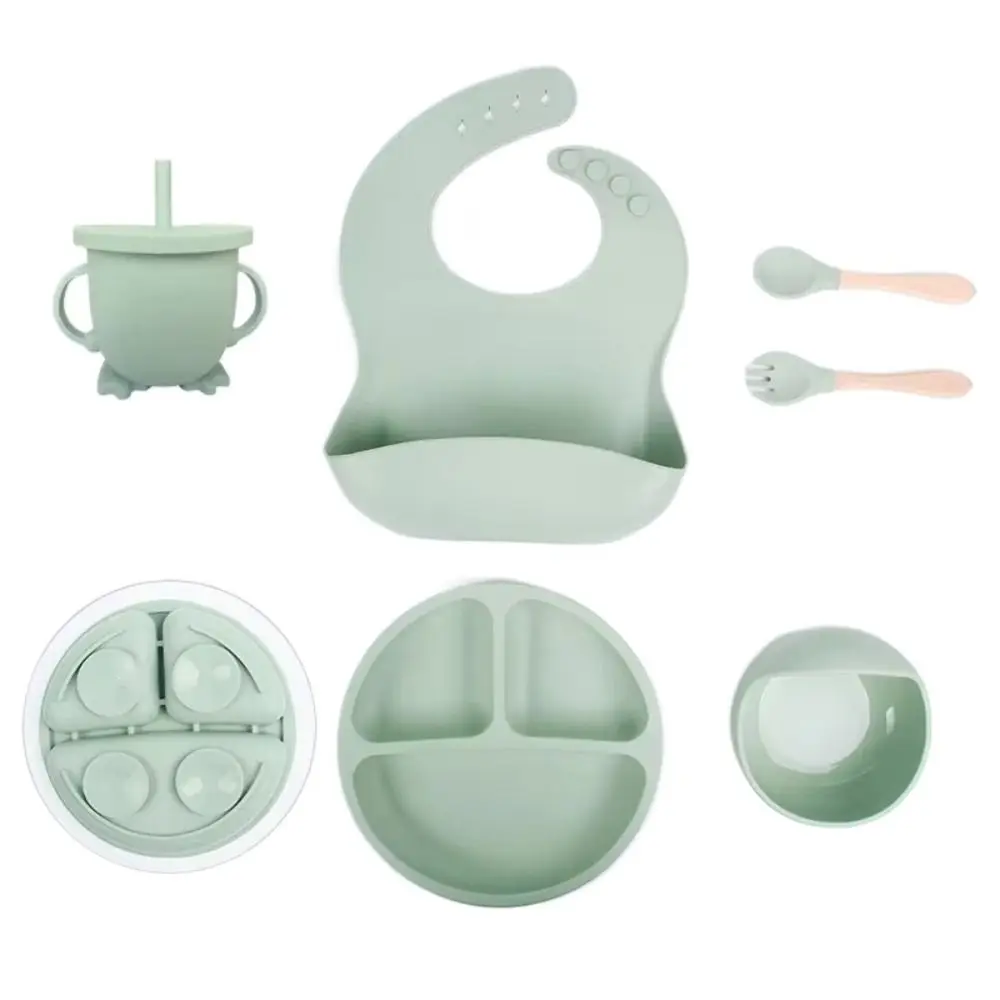 Strong Suction Baby Meal Set Feeding Tableware Dinner Plate Children's Silicone Cutlery Anti-Fall Eating Training
Strong Suction Baby Meal Set Feeding Tableware Dinner Plate Children's Silicone Cutlery Anti-Fall Eating Training