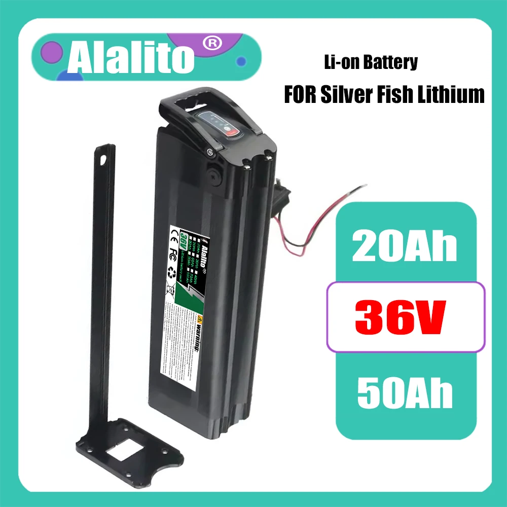 For Silver Fish lithium battery pack, compatible with 250W-1000W folding bicycle wheel hub motor, 36V 20Ah-50Ah
For Silver Fish lithium battery pack, compatible with 250W-1000W folding bicycle wheel hub motor, 36V 20Ah-50Ah