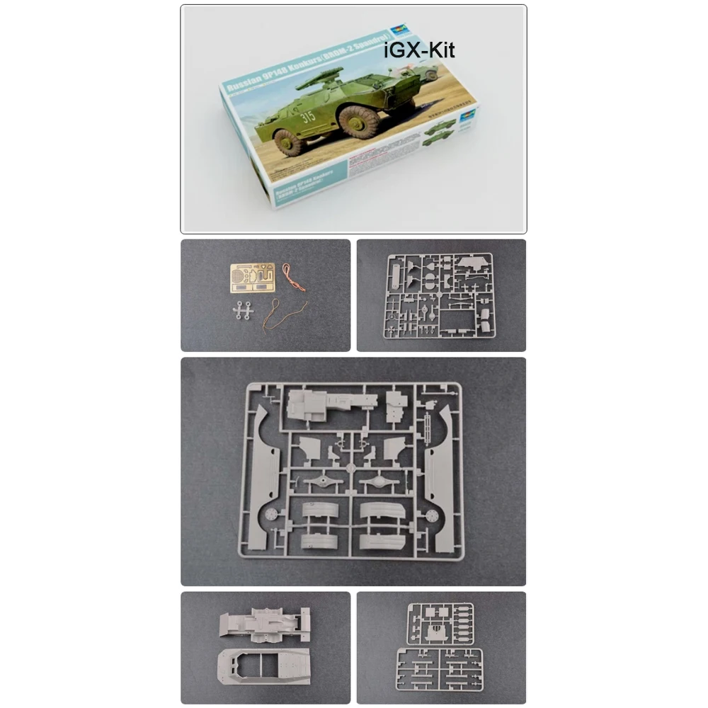 Trumpeter 05515 1:35 Scale Russian 9P148 ATGM Konkurs BRDM2 BRDM-2 Anti Tank Missile Launch Plastic Model Kit
Trumpeter 05515 1:35 Scale Russian 9P148 ATGM Konkurs BRDM2 BRDM-2 Anti Tank Missile Launch Plastic Model Kit